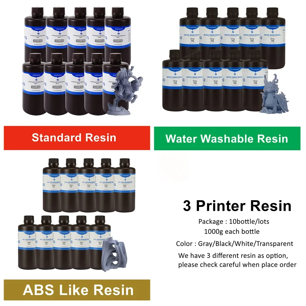 10kg 3D-Harz ABS-ähnlich oder wasserwaschbar für SLA DLP Drucker