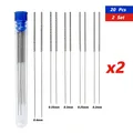 10x Edelstahl-Düsenreinigungsset für 3D-Drucker – Farbe 20Pcs-2Sets