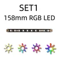 2 Stück LED Leiste 5V RGB Weiß für Voron 0.1 2.4 Trident – Color 158mm RGB LED