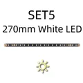 2 Stück LED Leiste 5V RGB Weiß für Voron 0.1 2.4 Trident – Color 270mm White LED