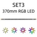 2 Stück LED Leiste 5V RGB Weiß für Voron 0.1 2.4 Trident – Color 370mm RGB LED