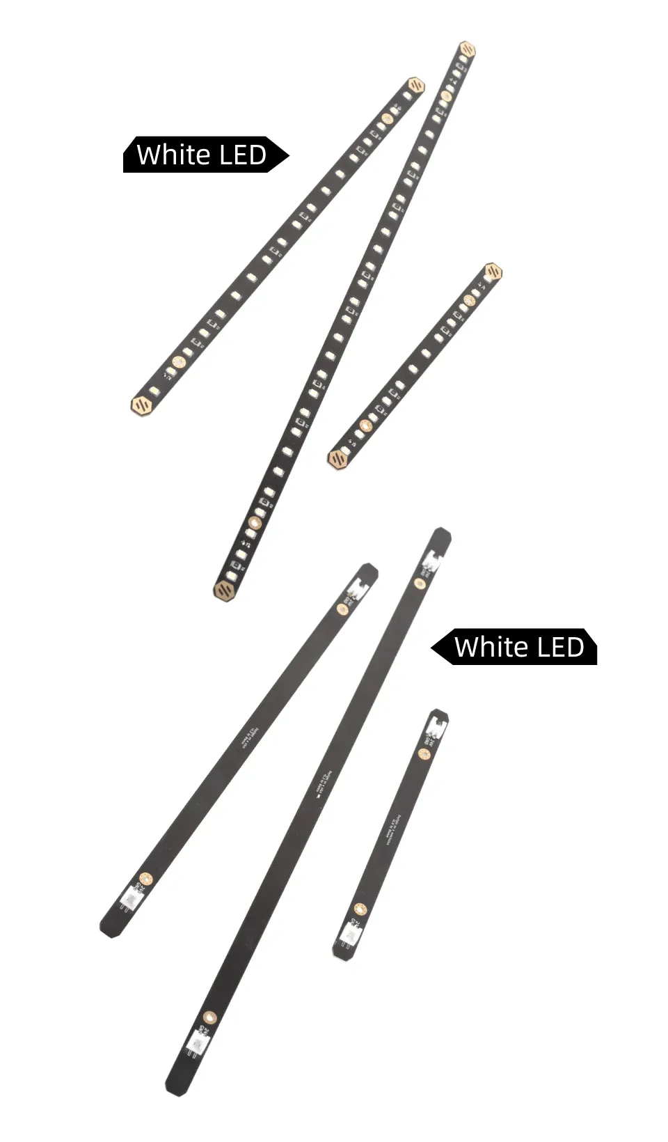 2 Stück LED Leiste 5V RGB Weiß für Voron 0.1 2.4 Trident