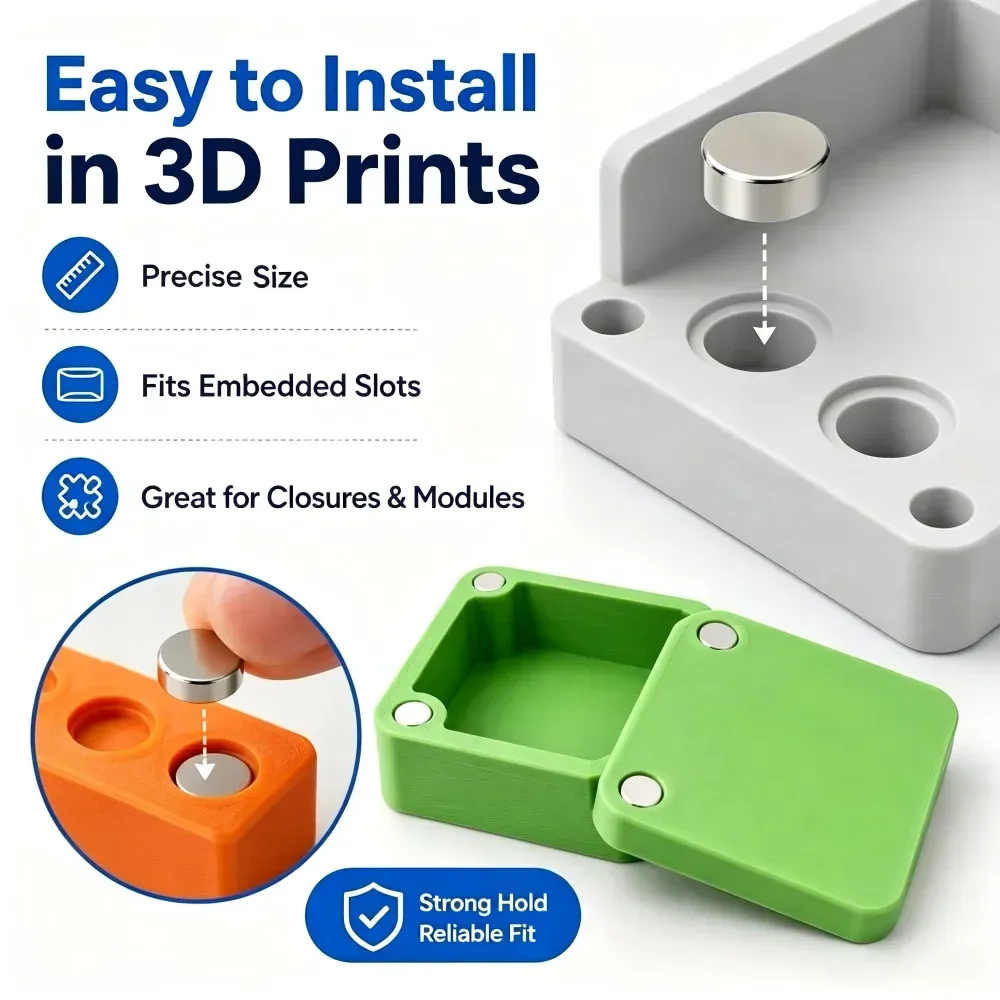 3D-Druck-Magnete 200 Stück