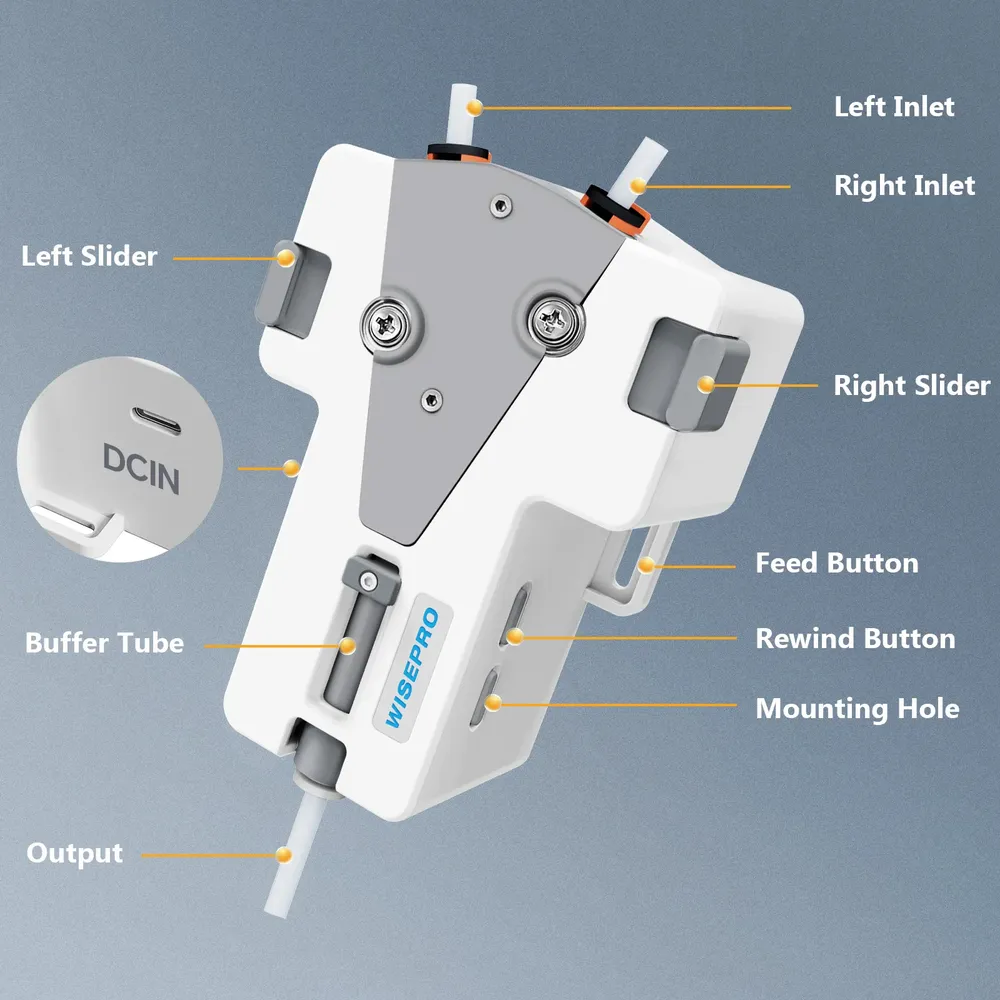 3D-Filamentpuffer für lange Projekte 1,75 mm PLA/ABS