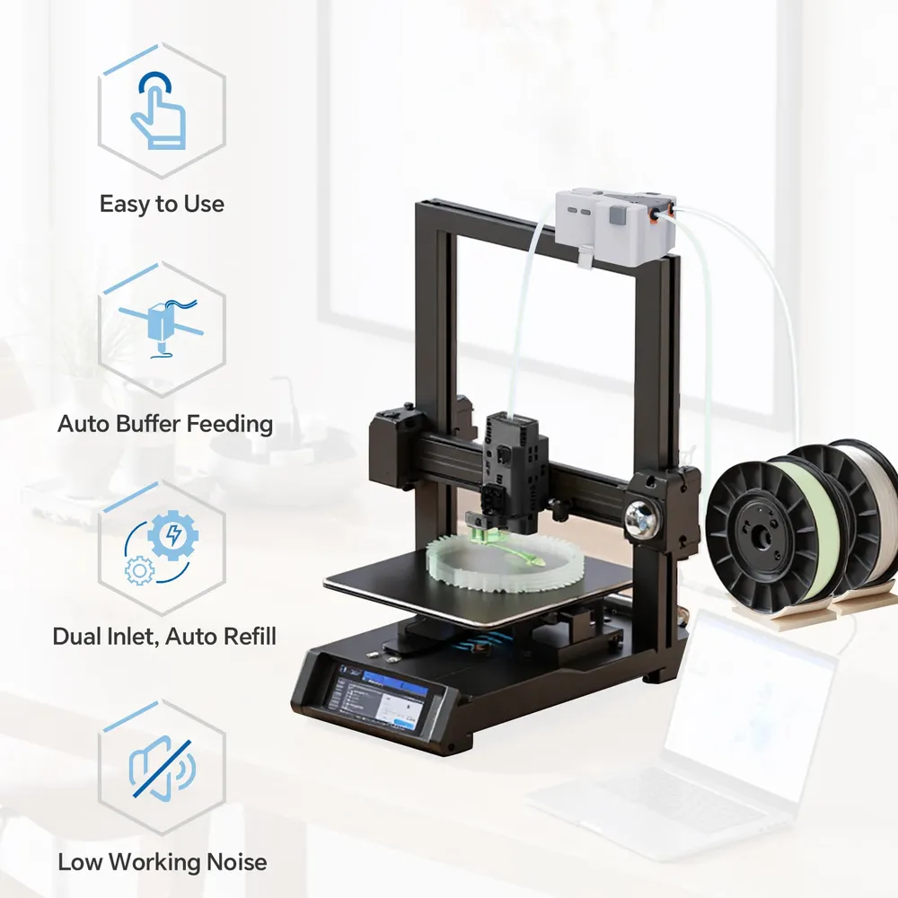 3D-Filamentpuffer für lange Projekte 1,75 mm PLA/ABS