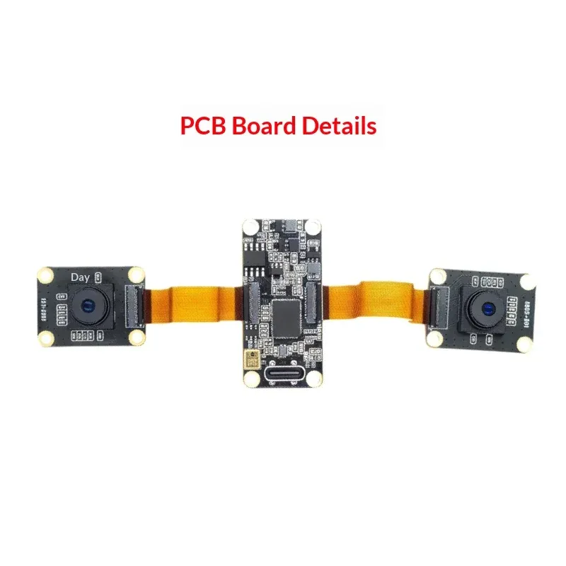 4MP Dual-Lens Kameramodul synchrones 3D-Tiefenerkennung UVC