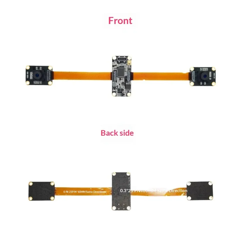 4MP Dual-Lens Kameramodul synchrones 3D-Tiefenerkennung UVC