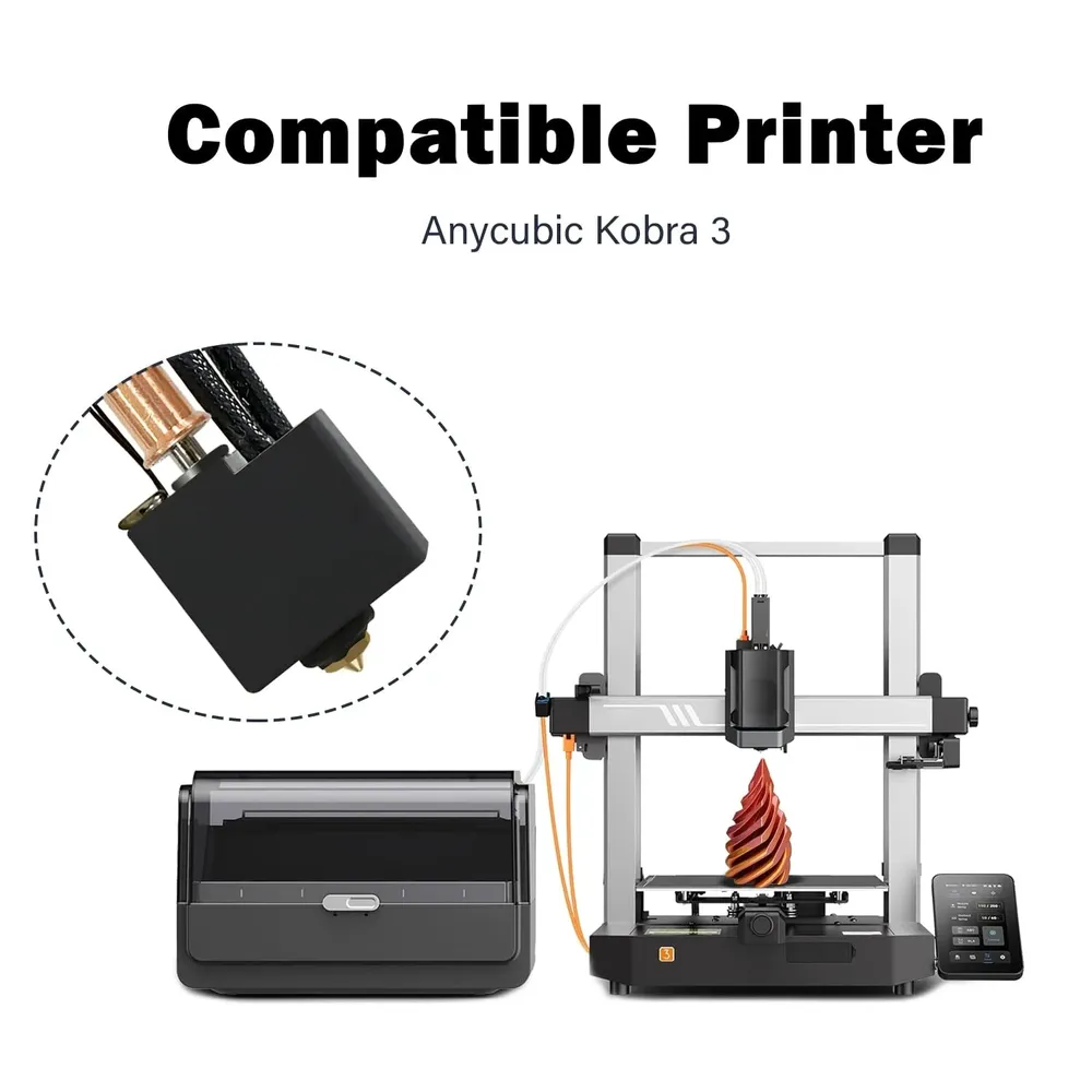 5 bis 30 Stück Hotend Silikon Socke für Anycubic Kobra 3