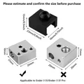 5 bis 30 Stück Hotend Silikon Socke für Ender 3 Serie – 3