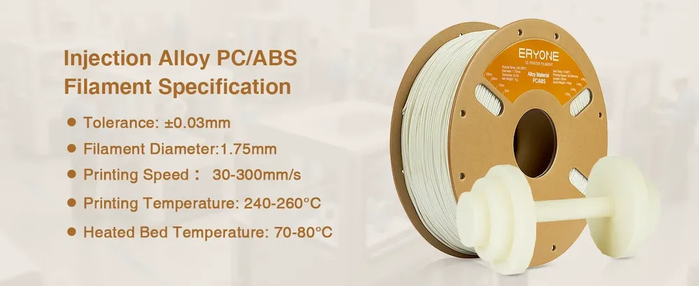 ABS Carbon Glasfaser Filament 1,75 mm 3 kg