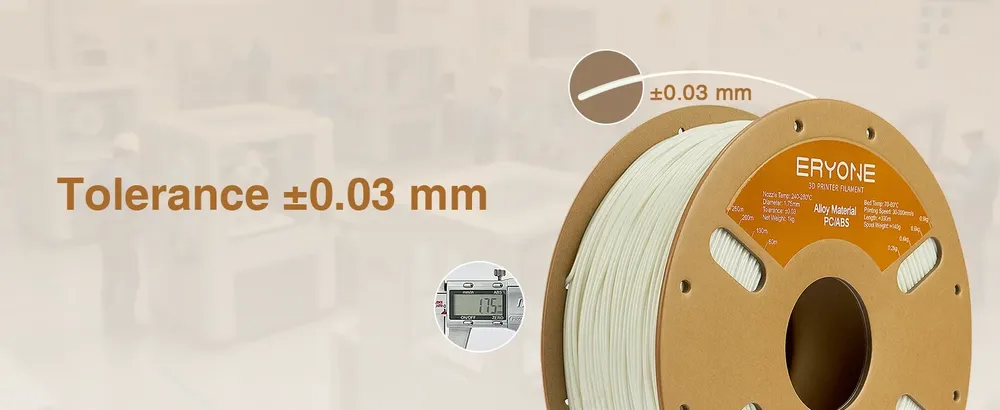ABS Carbon Glasfaser Filament 1,75 mm 3 kg