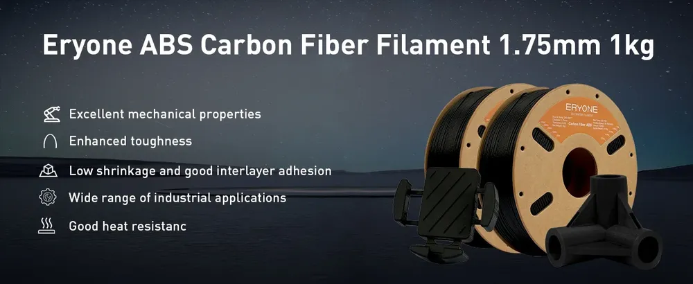 ABS Carbon Glasfaser Filament 1,75 mm 3 kg