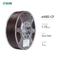 ABS Carbonfaser Filament 1,75 mm 1 kg – Farbe Dark Red