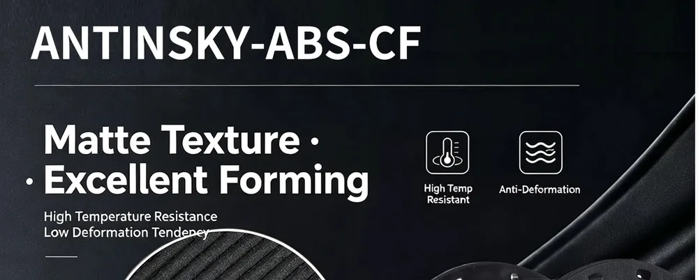 ABS Carbonfaser Filament 1 kg Hochfest für Funktionsbauteile