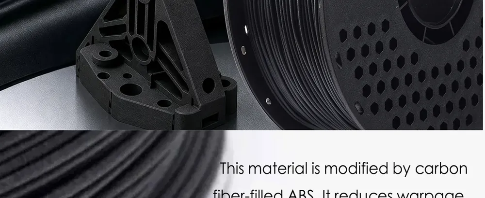 ABS Carbonfaser Filament 1 kg Hochfest für Funktionsbauteile
