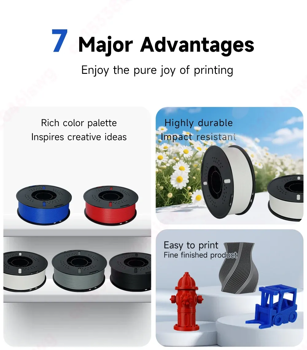 ABS Filament 1,75 mm 1 bis 5 kg blasenfrei