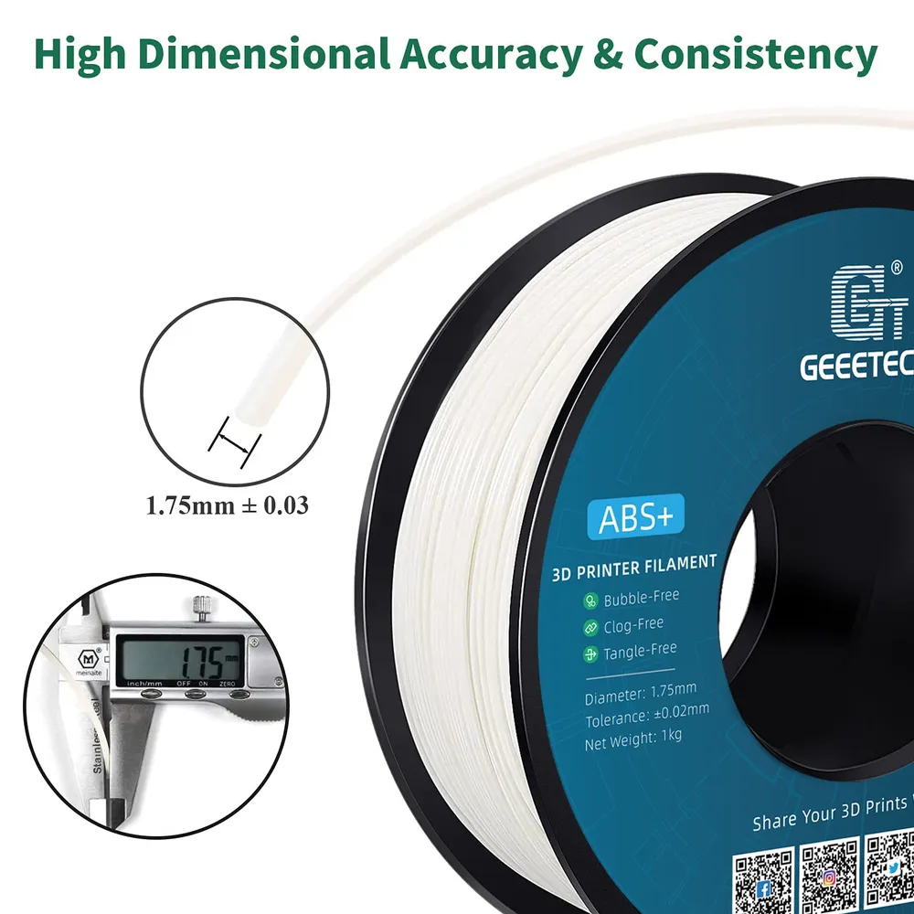 ABS+ Filament 1,75 mm 1 kg