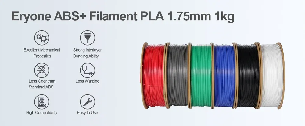 ABS Filament 1,75 mm 10 kg hohe Festigkeit