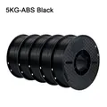 ABS Filament 1,75 mm 5 kg blasenfrei – Farbe 5KG  black