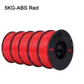ABS Filament 1,75 mm 5 kg blasenfrei – Farbe 5KG  red