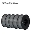 ABS Filament 1,75 mm 5 kg blasenfrei – Farbe 5KG  silver