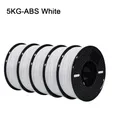 ABS Filament 1,75 mm 5 kg blasenfrei – Farbe 5KG  white