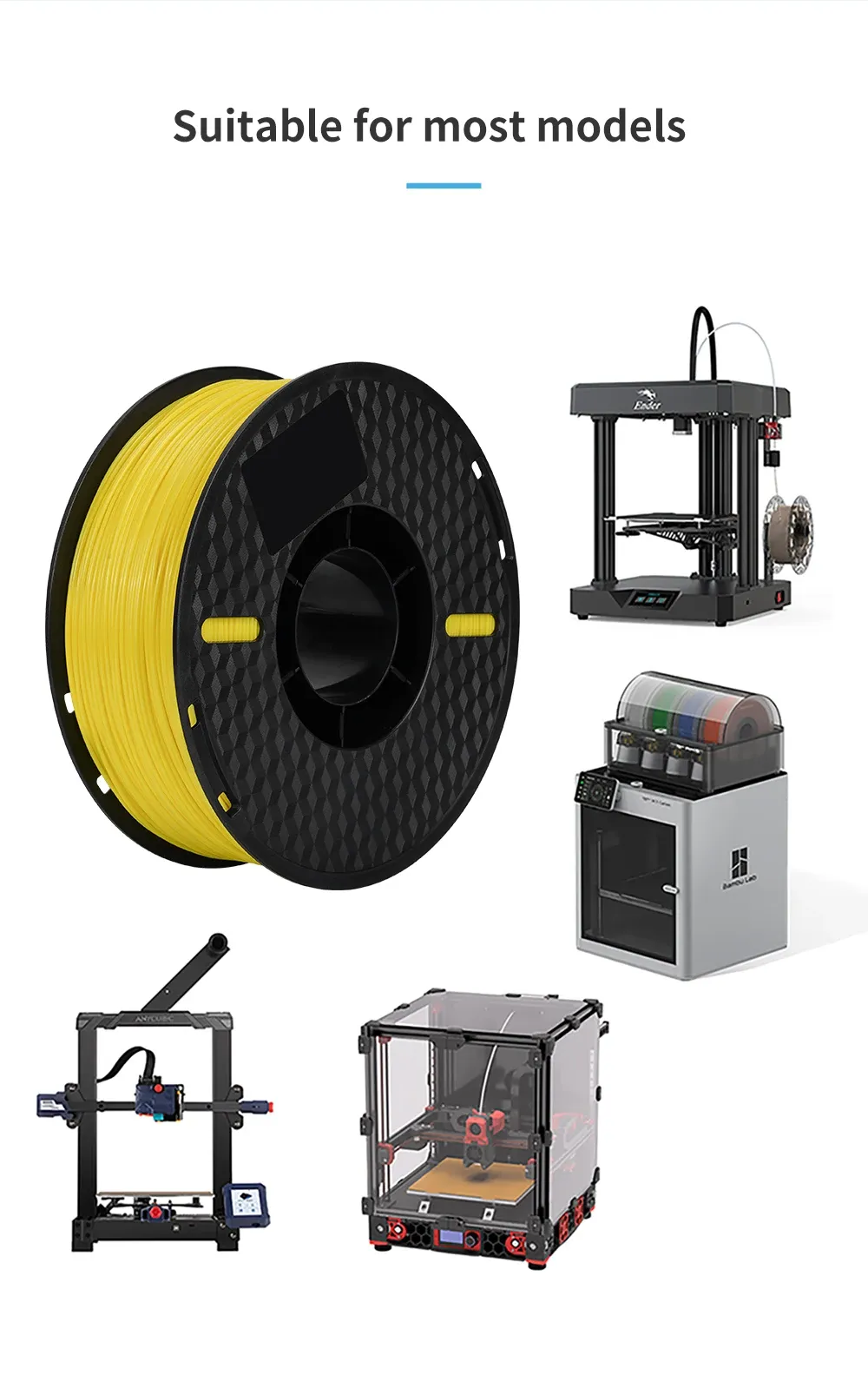 ABS Filament 1,75 mm 5 kg blasenfrei