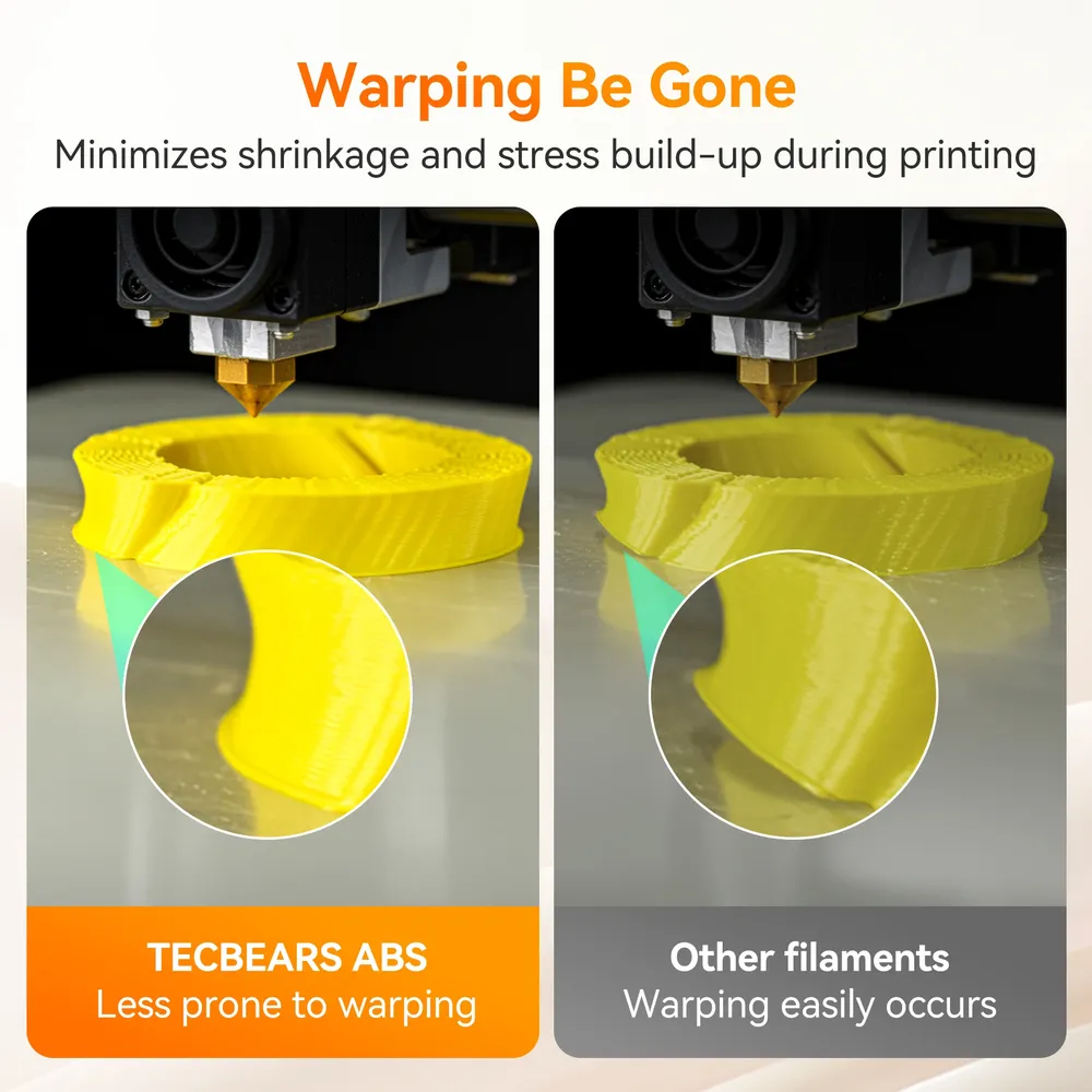 ABS Filament 1,75 mm 5 Rollen 5 kg kein Verziehen