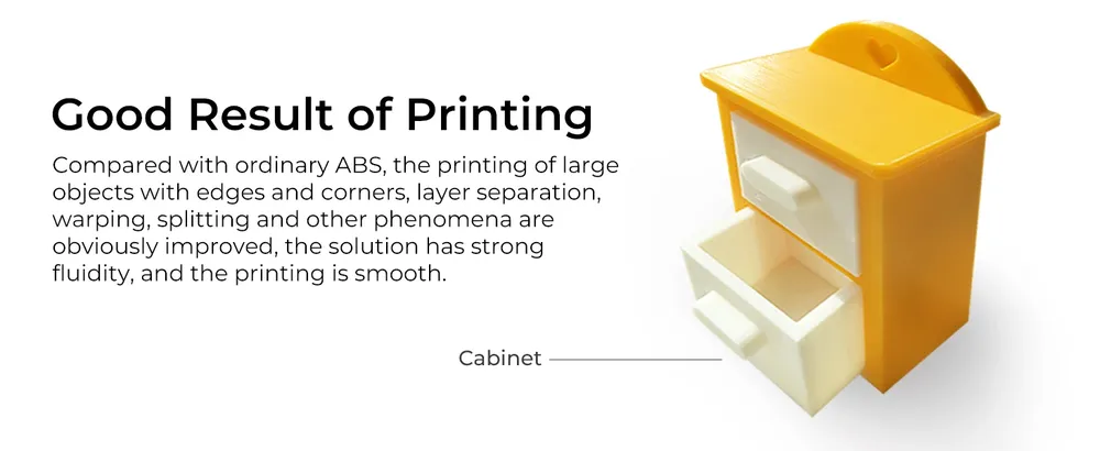 ABS Filament 1,75 mm hohe Zähigkeit geruchlos