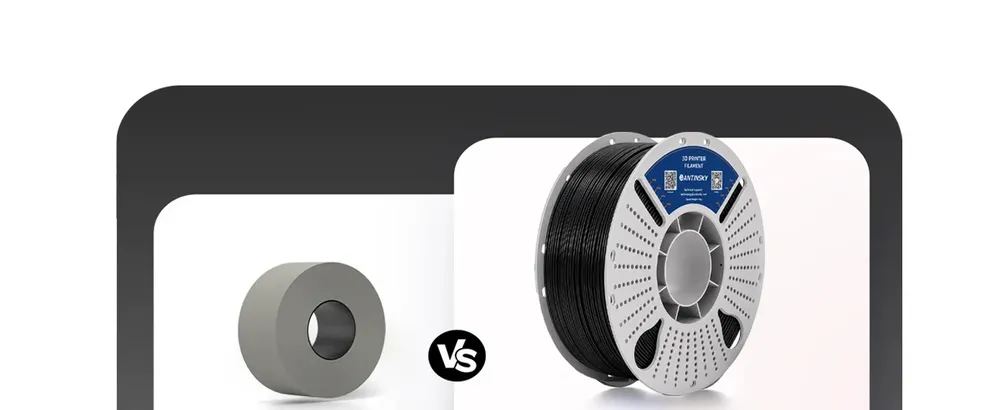 ABS+ Filament 1 kg Geringe Schrumpfung hohe Zähigkeit