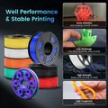 ABS Filament 1 kg Hervorragende Zähigkeit 5 Rollen – 6