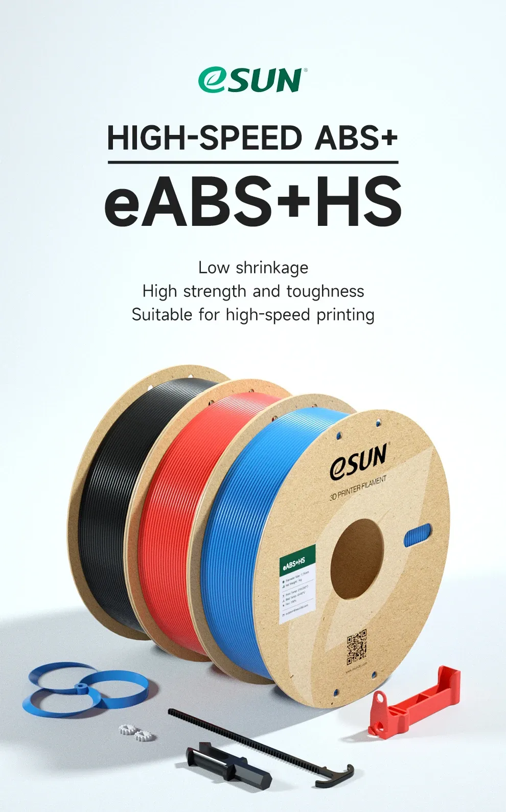 ABS Filament 1 kg Hochfest Robust Langlebig 100% blasenfrei