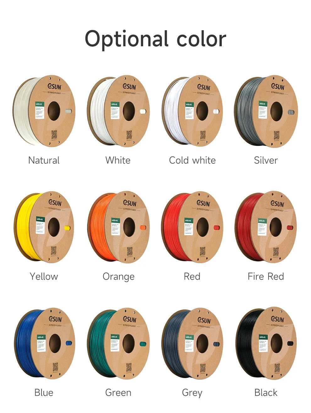 ABS Filament 1 kg Hochfest Robust Langlebig 100% blasenfrei