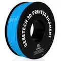 ABS+ Filament 1 kg Verwicklungsfrei Ungiftig Weiß Rot Blau – Farbe Water Blue