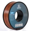 ABS+ Filament 1 kg Verwicklungsfrei Ungiftig Weiß Schwarz – Farbe Braun