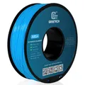 ABS+ Filament 1 kg Verwicklungsfrei Ungiftig Weiß Schwarz – Farbe Wasserblau