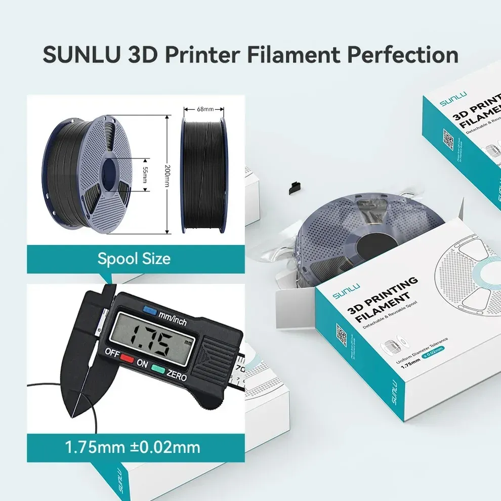 ABS Filament 10 kg hohe Festigkeit gute Zähigkeit langlebig