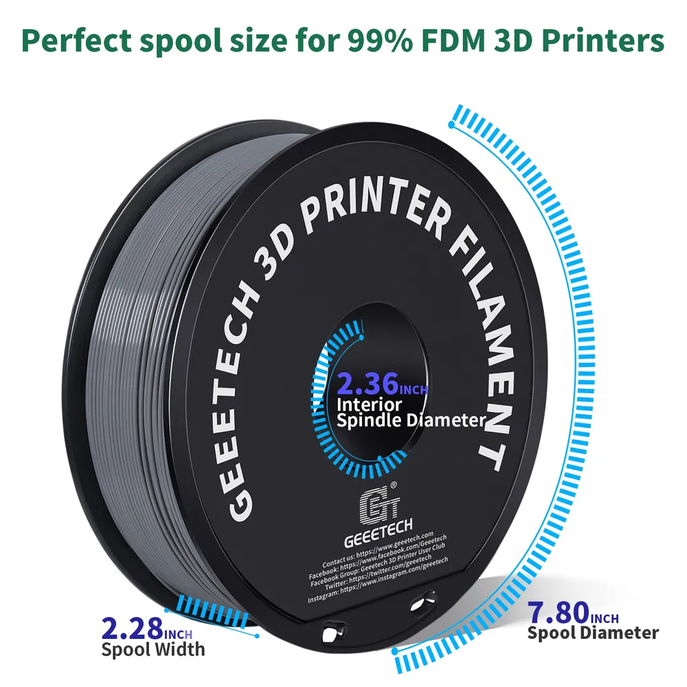 ABS Filament 10 kg Spulen draht Sicherheit Vakuum verpackung