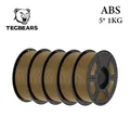 ABS Filament 5 kg 5 Rollen keine Blasen hohe Zähigkeit – Farbe ABS 5CC