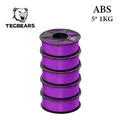 ABS Filament 5 kg 5 Rollen keine Blasen hohe Zähigkeit – Farbe ABS 5FS