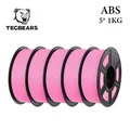 ABS Filament 5 kg 5 Rollen keine Blasen hohe Zähigkeit – Farbe ABS 5PK