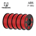 ABS Filament 5 kg 5 Rollen keine Blasen hohe Zähigkeit – Farbe ABS 5RD