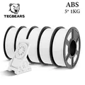 ABS Filament 5 kg 5 Rollen keine Blasen hohe Zähigkeit – Farbe ABS 5WT