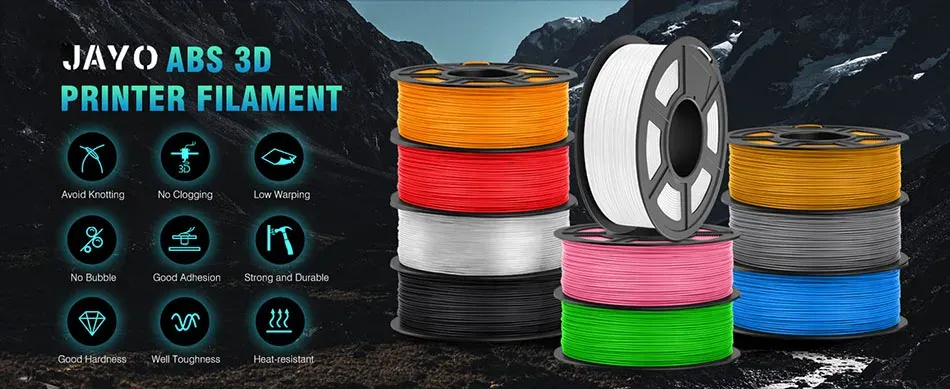 ABS Filament 5 kg Heißverformung 90° für funktionale Teile