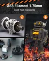 ABS Filament 5 Rollen 0,9 kg ordentlich gewickelt – 2