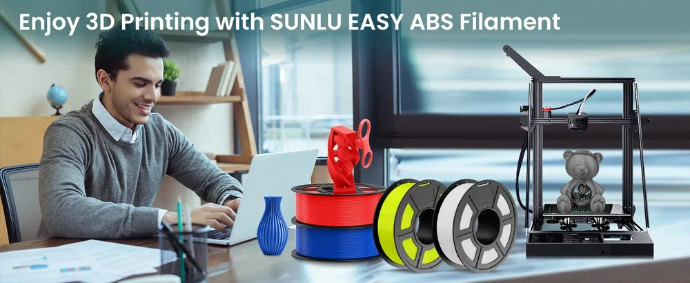 ABS Filament 5 Rollen 0,9 kg ordentlich gewickelt