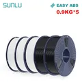 ABS Filament 5 Rollen 0,9 kg ordentlich gewickelt – Color EASY ABS 2BK 3WT