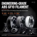 ABS GF Filament 1 kg verstärkt robust verstopfungssicher – 1