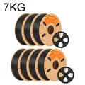 ABS Glasfaser Filament 1,75 mm 1 bis 7 kg – Color Abs-GF-black 7kg