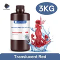 ABS Harz 3.0 wasserwaschbar hohe Genauigkeit – Farbe 3.0 Tran-Red 3kg